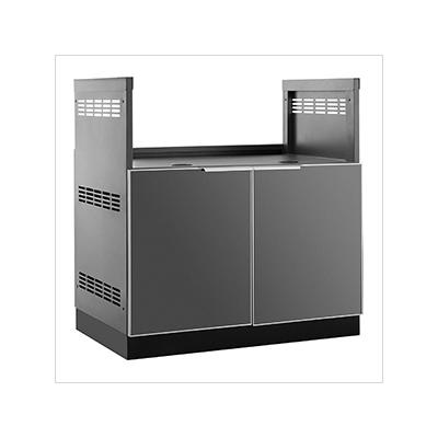 NewAge Outdoor Kitchens Aluminum Slate Grey 33-Inch Insert Grill Cabinet