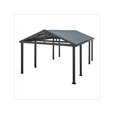 Sojag Samara 12 ft x 20 ft Dark Grey Carport