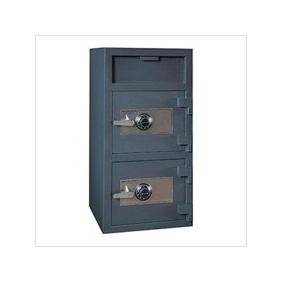 Hollon Safe Company Front Load Double-Door Depository Safe with Combination Locks