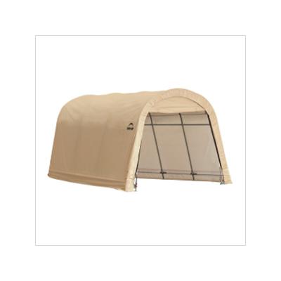 ShelterLogic 10x15 Round Auto Shelter 1-3/8" Frame (Sandstone Cover)
