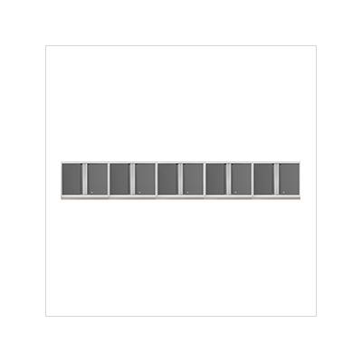 NewAge Garage Cabinets 5 x PRO Series Platinum Wall Cabinets