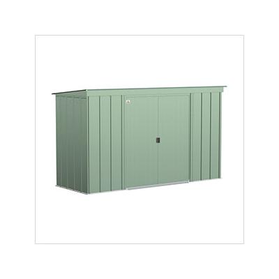 Arrow Sheds Classic 10 x 4 ft. Storage Shed in Sage Green