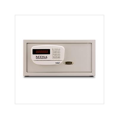 Mesa Safe Company Cream Hotel Safe with Card Swipe Feature