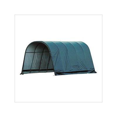 ShelterLogic 12x20x10 Round Style Run-In Shelter (Green Cover)