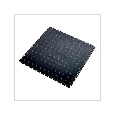 Lock-Tile 5mm Black PVC Coin Tile (30 Pack)