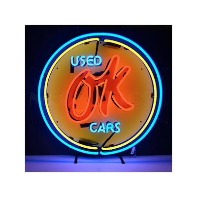 Neonetics OK Used Cars 25-Inch Neon Sign