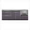 NewAge Outdoor Kitchens Aluminum Slate 4-Piece Outdoor Kitchen Set with Countertops and Covers