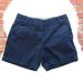 J. Crew Shorts | J. Crew Women's Shorts City Fit Classic Twill Chino Casual Cotton Navy Blue 0 | Color: Blue | Size: 0