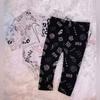 Nike Matching Sets | Baby Girl Size 12 Months Nike Set Matching Outfit Onesie Pants Leggings Tights | Color: Black/White | Size: 9-12mb