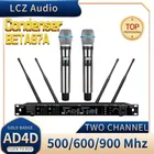 AD4D microfono Wireless a doppio canale capsula a condensatore professionale Beta87A KSM9HS KSM11 microfono sistema Audio digitale a 2 canali