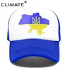 KLIMA UKRAINE Karte Kappe Ukraine Emblem Flagge Trucker Kappe Ua Ukrainischen Männer Baseball Caps