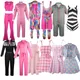 2023 neuer Film Barbi Cosplay Kostüm für Frauen Margot Robbie rosa Kleid Mädchen Kinder Männer Ken