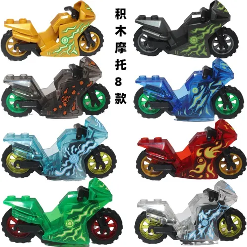 Ninja Motorrad Bausteine dekoriert Puzzle Bausteine Spielzeug Geschenk
