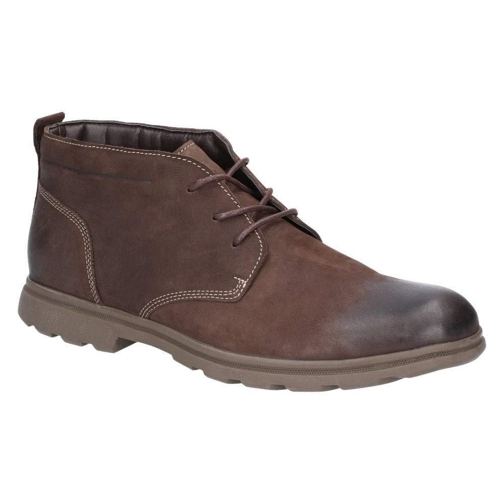 Hush Puppies Herren Tyson Chukka Nubukleder Stiefel (Braun)