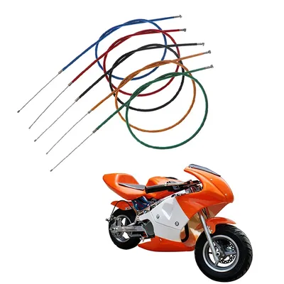 Gas Throttle Cable Red/Black/Gold/Blue for 43cc 47c 49cc Super Pocket Mini Moto Dirt Bike ATV Quad