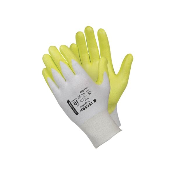 TEGERA Schnittschutzhanschuhe mit Dyneema® »983« Größe L weiß