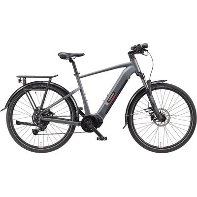 E-Bike TELEFUNKEN "SUV710" E-Bikes Gr. 50cm, 27,5 Zoll (69,85cm), grau Pedelec, Elektrofahrrad für Herren u. Damen, Trekkingrad