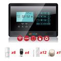 Antifurto nero allarme touch screen casa kit combinatore gsm wireless senza fili app - xxl
