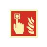 Panneau de sécurité incendie ASR A1.3/DIN EN ISO 7010/DIN 67510 L148xl148 mm détecteur d'incendie