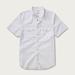 Tecovas Men's Easywear Short Sleeve Pearl Snap Top, White, Cotton Blend, Medium