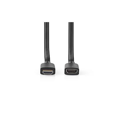 Nedis Ultra High Speed HDMI -Kabel - HDMI Stecker - HDMI Ausgang - 8K@60Hz - 48 Gbps - 2.00 m - Rund - 7.9 mm - Schwarz - Umschlag Image