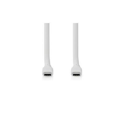 Nedis USB-Kabel - USB 3.2 Gen 1 - USB-C Stecker - USB-C Stecker - 60 W - 4K@60Hz - 5 Gbps - Vernickelt - 1.50 m - Rund -