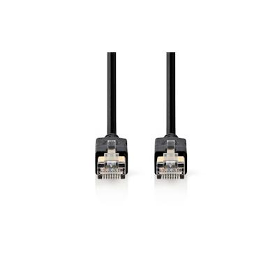 Nedis CAT6-Netzwerkkabel - RJ45 Stecker - RJ45 Stecker - F/UTP - 3.00 m - Rund - LSZH / PVC - Anthrazit - Verpackung mit Sichtfenster Image