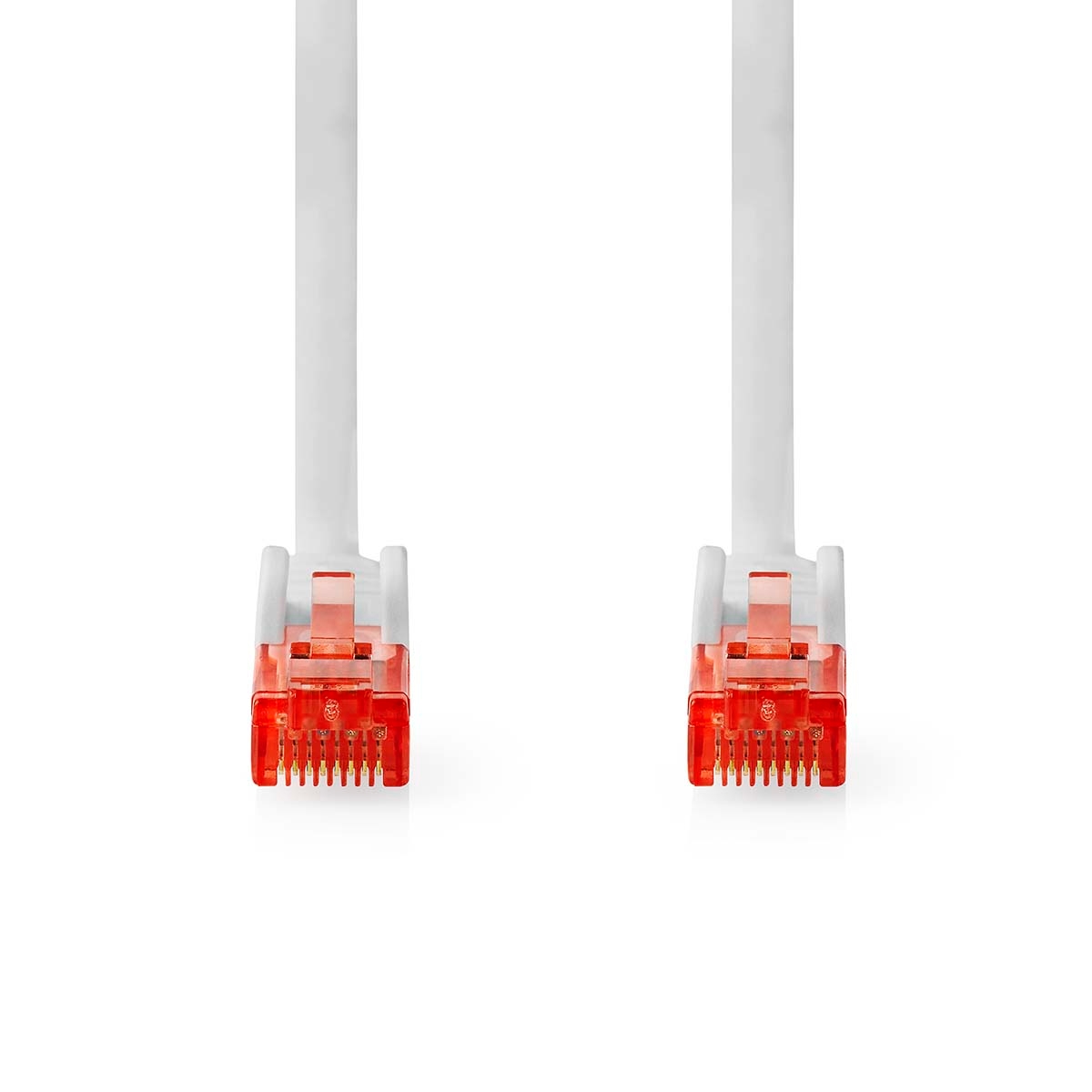 Nedis CAT6-Netzwerkkabel - RJ45 Stecker - RJ45 Stecker - U/UTP - 10.0 m - Rund - PVC - Weiss - Label Image