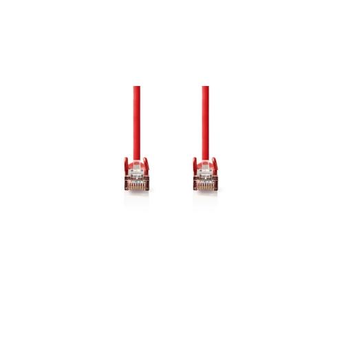 Nedis CAT5e-Netzwerkkabel - SF/UTP - RJ45 Stecker - RJ45 Stecker - 15.0 m - Rund - PVC - Red - Plastikbeutel