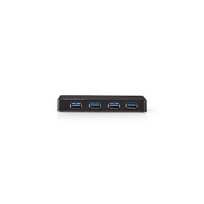 Nedis USB-Hub - USB-A Stecker - 4x USB A Female - 4-Port port(s) - USB 3.2 Gen 1 - Netzstromversorgung / Stromversorgung