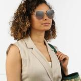 Gucci Accessories | Brand New Gucci Gg1143s 001 Gold/Grey Women Sunglasses | Color: Gold/Gray | Size: Os