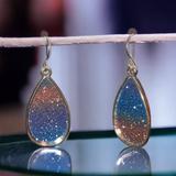 Madewell Jewelry | 3/$25 - Sparkling Teardrop Earrings | Color: Blue/Silver | Size: Os