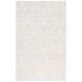 White 60 x 36 x 0.375 in Indoor Area Rug - Safavieh Ebony Floral Hand Tufted Wool Area Rug in Gray/Ivory Wool | 60 H x 36 W x 0.375 D in | Wayfair