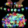 10-50 Pcs anelli luminosi LED illuminano anelli luminosi bomboniere giocattoli Flash luci a Led Glow