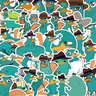 10/30/50pcs Cute Phineas e Ferb sidro the Platypus Stickers Disney Cartoon decalcomanie fai da te
