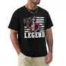 Distressed American Flag Lenny Kravitz Music Legend t-shirt blacks anime sublime t-shirt da uomo