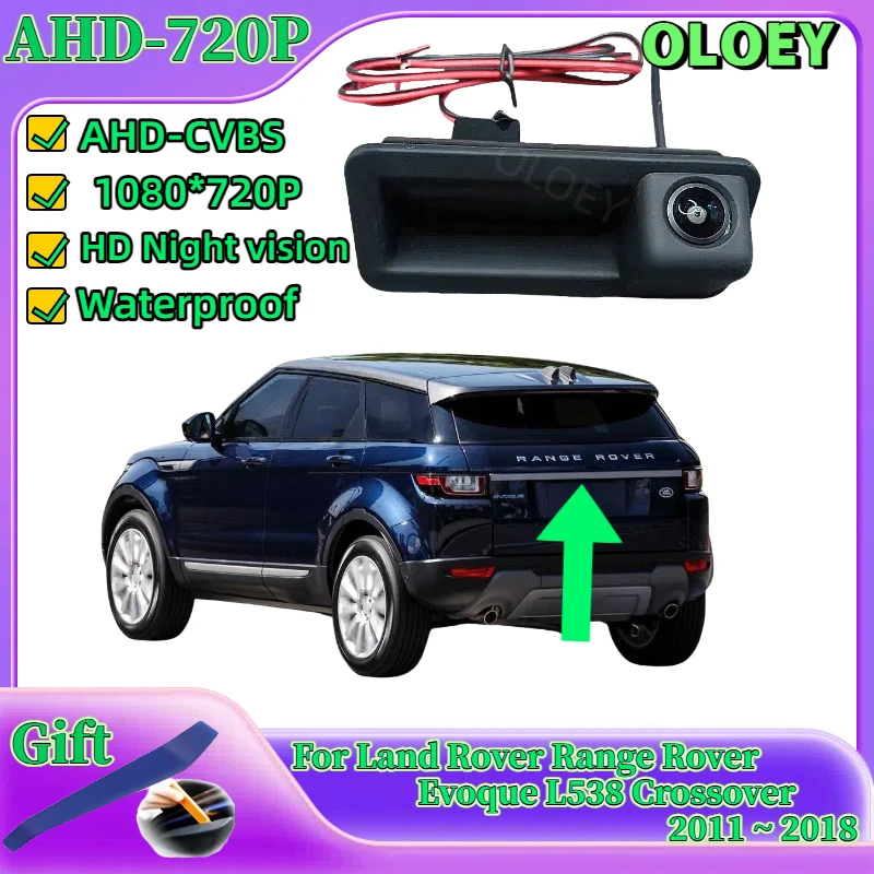 HD-Rückfahrkamera für Land Rover Range Rover Evoque L538 Crossover 2011 ~ 2018 Kofferraumgriffkamera Backup Parkplatz Rückfahrkamera Image