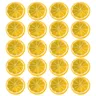 20 Stück Nachahmung Zitronen scheibe Orange dehydrierte Scheiben Vase künstliche Früchte Dekoration