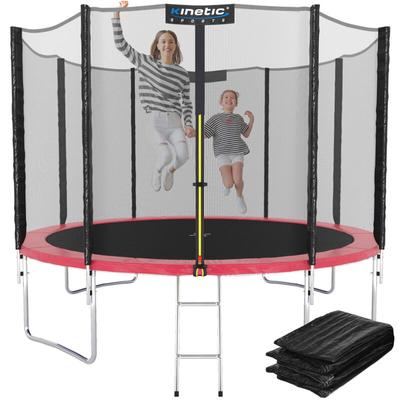 Trampolin Outdoor 'Salto Plus' - Komplett-Set für Kinder, usa Sprungtuch, Netz, Randpolster, Leiter Image
