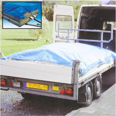 Trade Shop Traesio - Trade Shop - lkw-anhänger abdeckung 250X140CM + 4 schutzgurte -