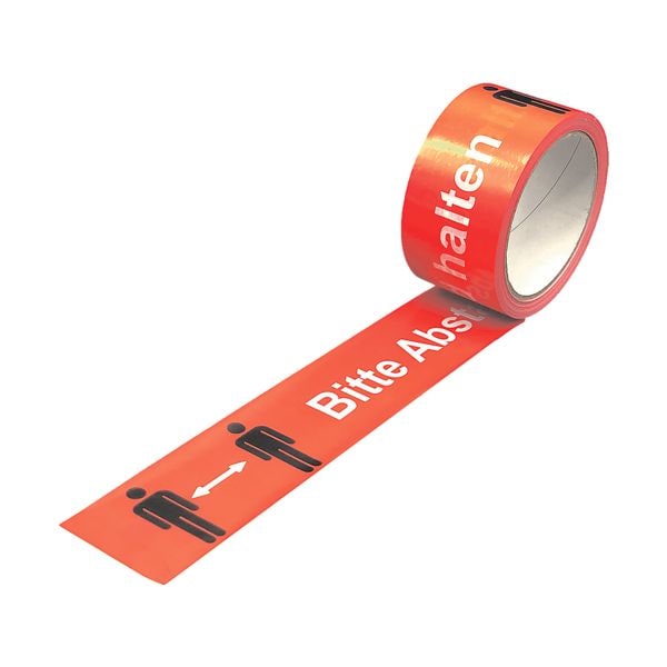 Supra Ratiopac Warnklebeband »Bitte Abstand halten« Image