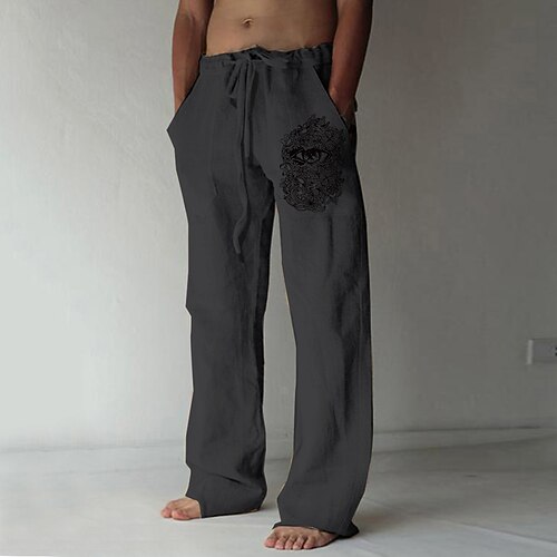 Herren Grafik-Drucke Hose Hosen Sommerhosen Strandhose Mittlere Taillenlinie Strassenmode Hawaiianisch Designer Casual Täglich Festtage Kordelzug Elastische Taille 3D-Druck Frühling Sommer 3D-Druck Image