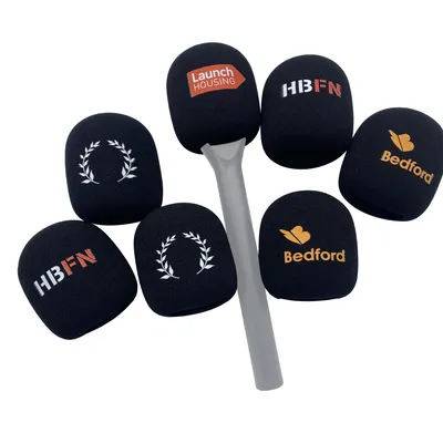 Dead Cat Pop Filter MicrophoneSponge Printing Cover Customized Mark Mic Windscreen Logo Foam Windshield For RODE Wireless GO II