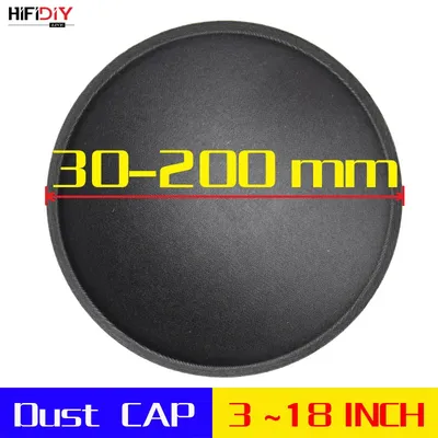 HIFIDIY LIVE 3-18" inch woofer Speaker Repair Parts Accessories black audio paper dust cover dome