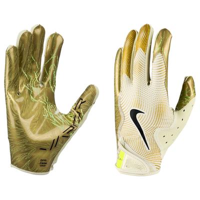 Nike Vapor Jet 8.0 Energy Football Gloves Metallic Gold/Black
