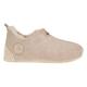 Vanuba - Women's Slippers Oxford 4 UK, Lambskin mules, Leather Flip Flops, Wool, Comfortable Lambskin Slippers, Handmade - Beige