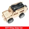 Modelli di veicoli in legno Car Jeep Building Science esperimenti Kit Kit di esperimenti scientifici