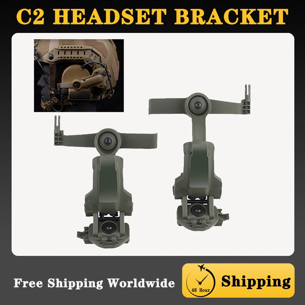 Taktische Helm Schiene Adapter Für PELTOR ComTac Airsoft Schießen Zubehör Headset Halterung Fit Ops Core ARC Team Wendy MLOK Schiene Image