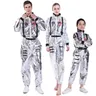 Costume da astronauta Costume da astronauta in argento per adulti Plus Size tuta spaziale da donna