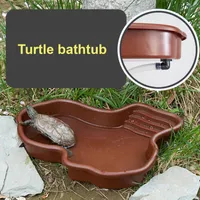 Reptilien bad Pool Terrarium Schüssel Fütterung platte große Reptilien schale Schildkröte Wassers